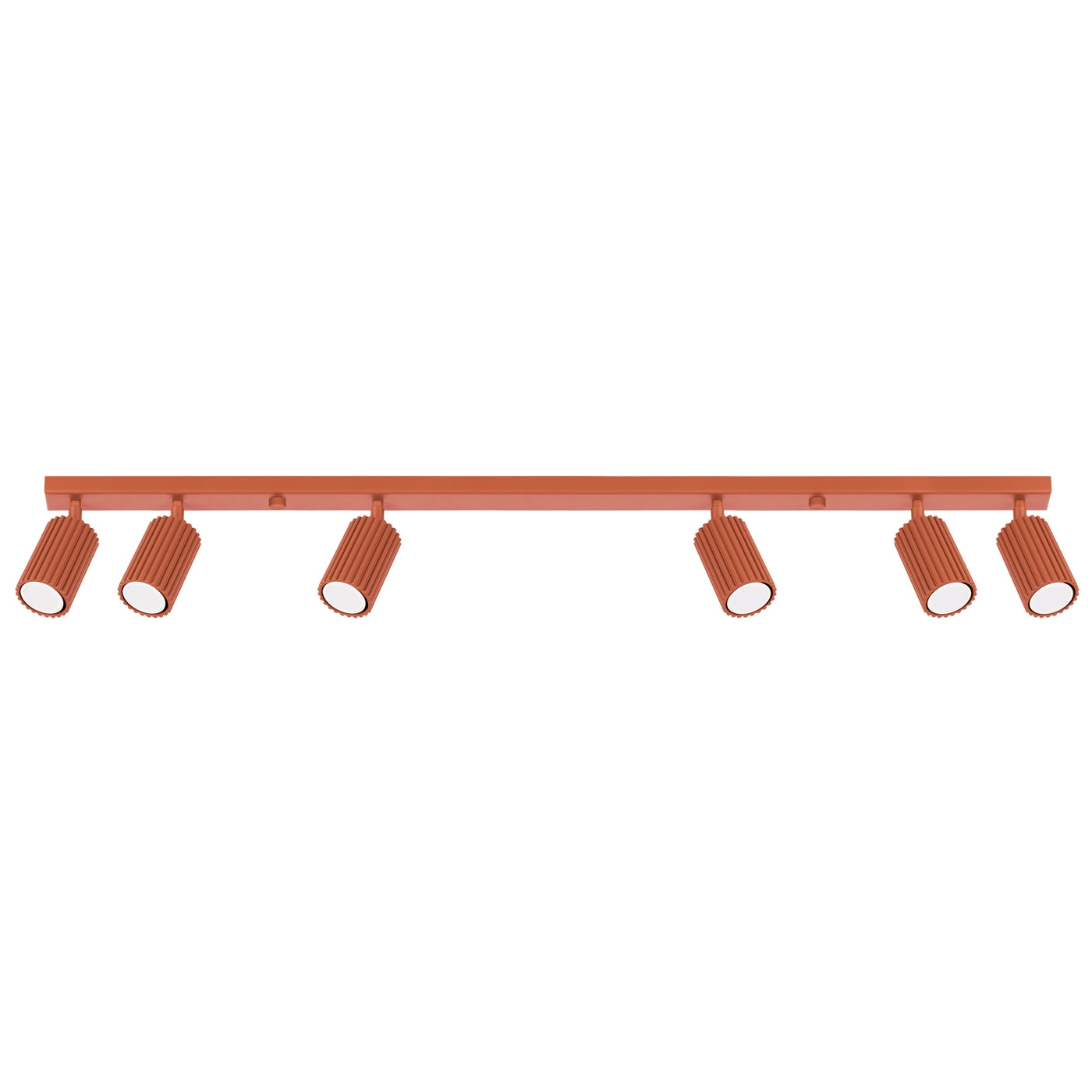Ceiling lamp KARBON 6L red ochre – modern Scandinavian ceiling lamp