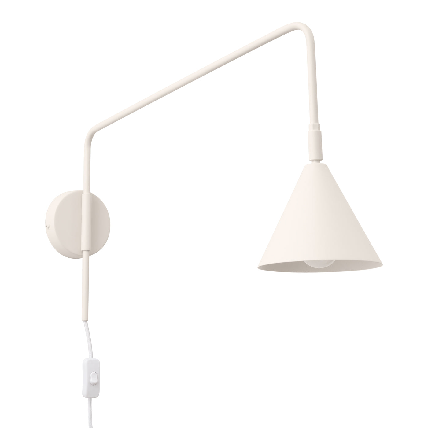 Wall lamp NOX beige – minimalist Scandinavian wall lamp