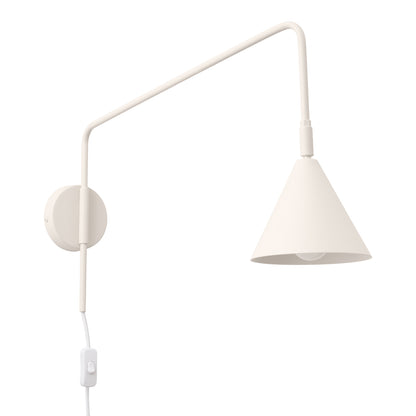 Wall lamp NOX beige – minimalist Scandinavian wall lamp