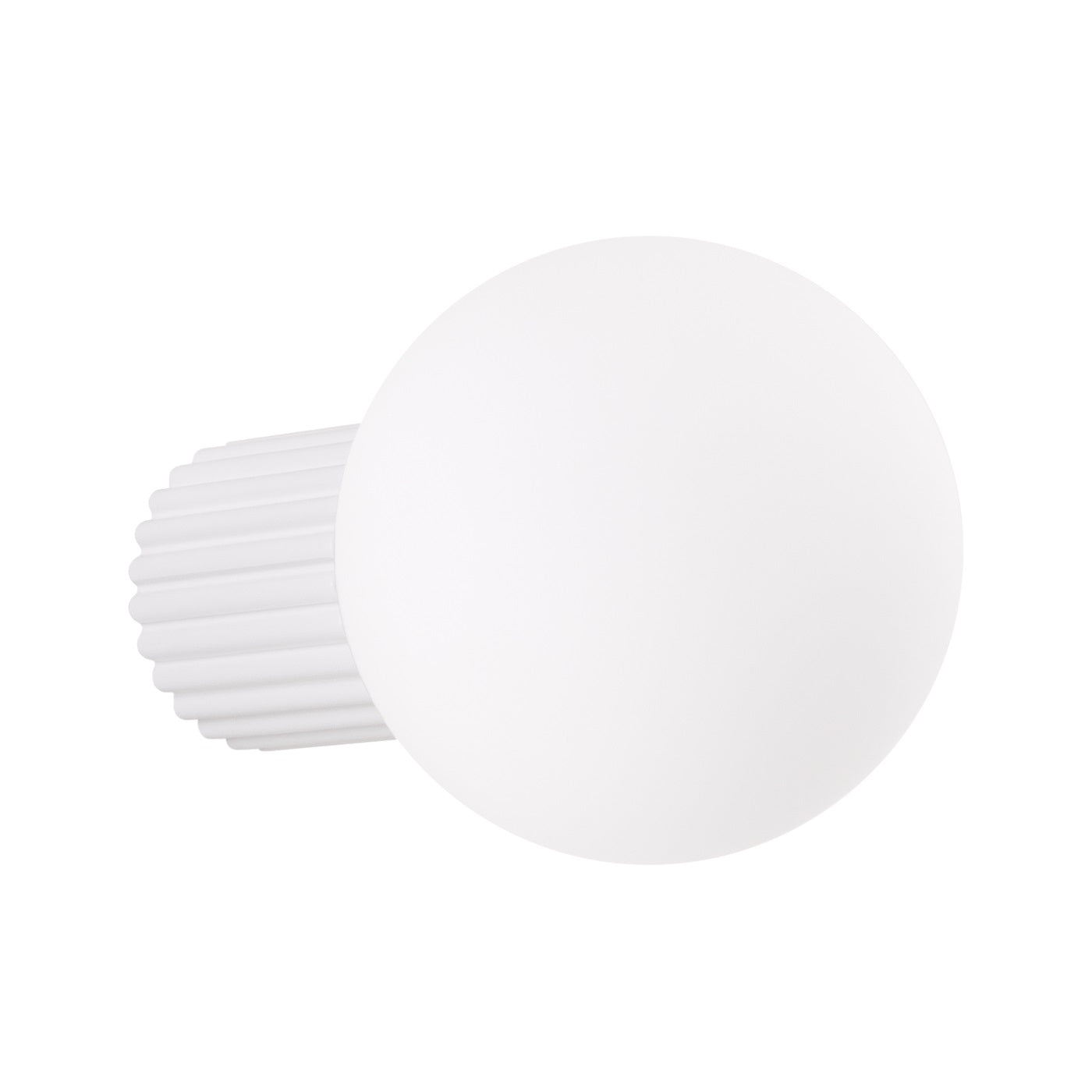 Wall lamp HALO white IP44 – minimalist Scandinavian wall lamp
