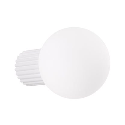 Wall lamp HALO white IP44 – minimalist Scandinavian wall lamp