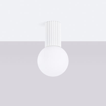 Ceiling lamp HALO white IP44 – modern Scandinavian ceiling fixture