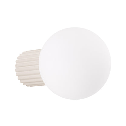 Wall lamp HALO beige IP44 – minimalist Scandinavian wall lamp