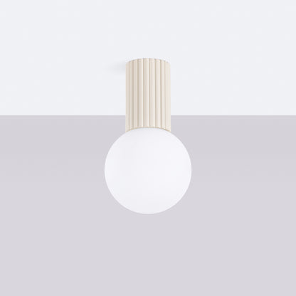Ceiling lamp HALO beige IP44 – modern Scandinavian ceiling fixture