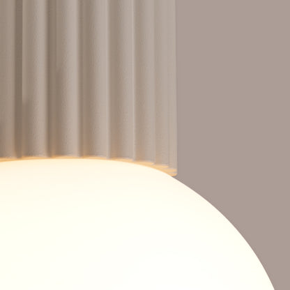 Ceiling lamp HALO beige IP44 – modern Scandinavian ceiling fixture