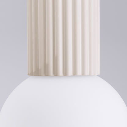 Ceiling lamp HALO beige IP44 – modern Scandinavian ceiling fixture