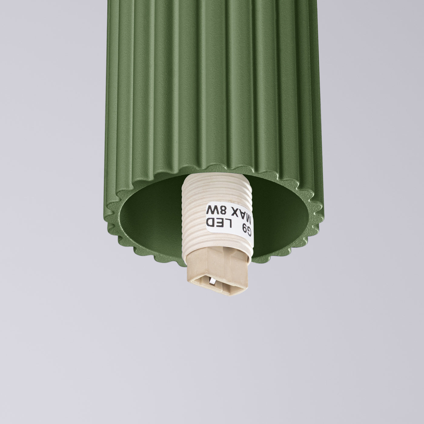 Ceiling lamp HALO olive green IP44 – minimalist Nordic ceiling light