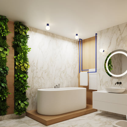 Ceiling lamp HALO ultramarine IP44 – Scandinavian ceiling lamp