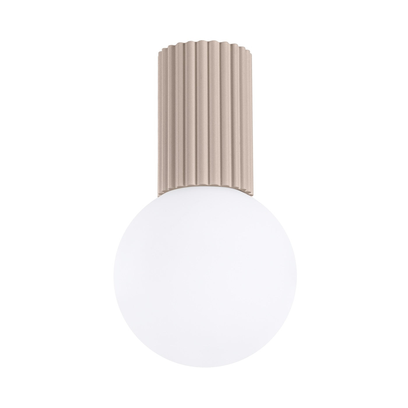 Ceiling lamp HALO taupe IP44 – modern Scandinavian ceiling fixture