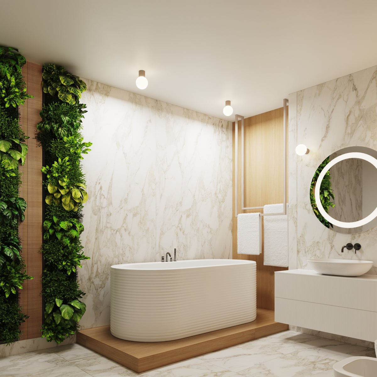 Ceiling lamp HALO taupe IP44 – modern Scandinavian ceiling fixture