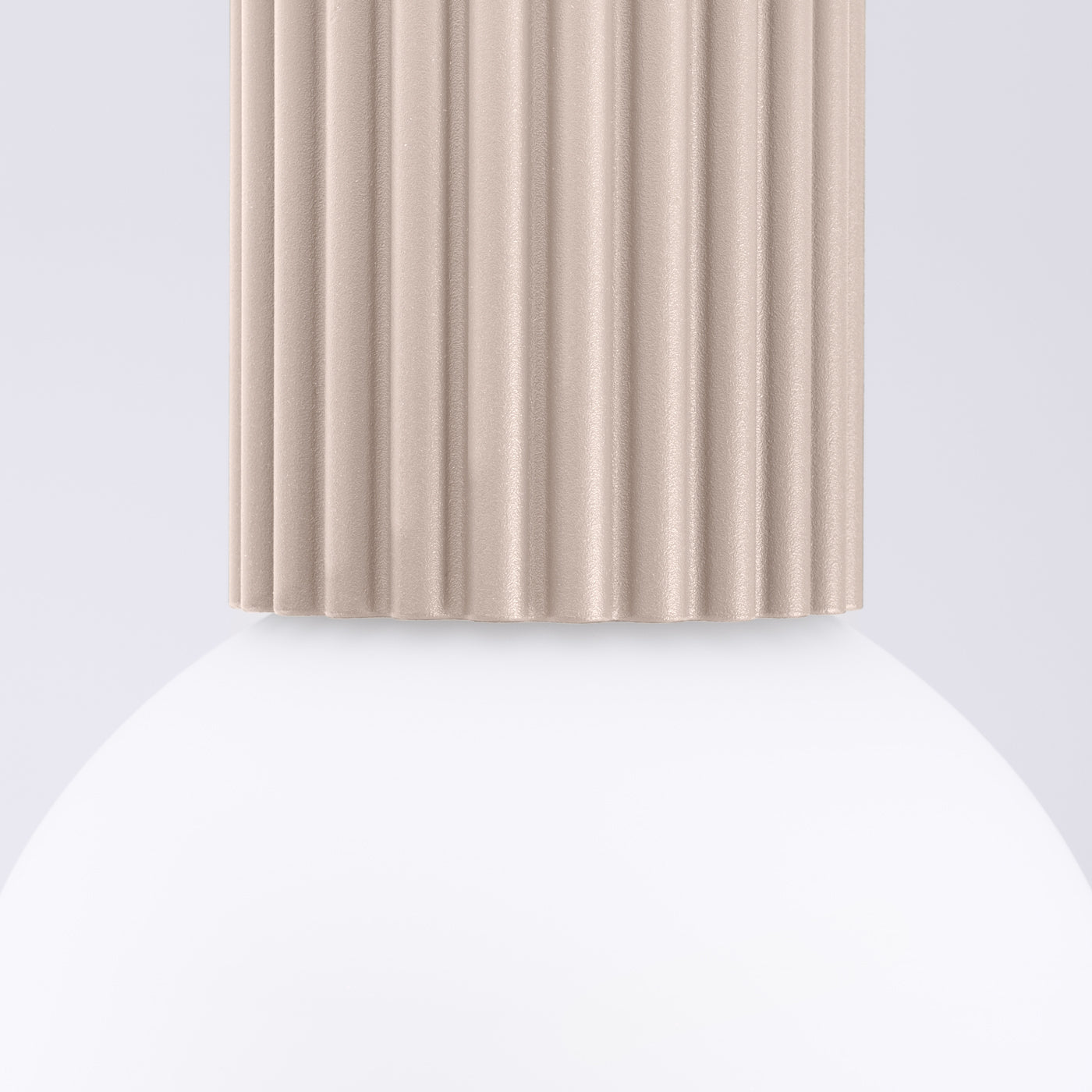 Ceiling lamp HALO taupe IP44 – modern Scandinavian ceiling fixture