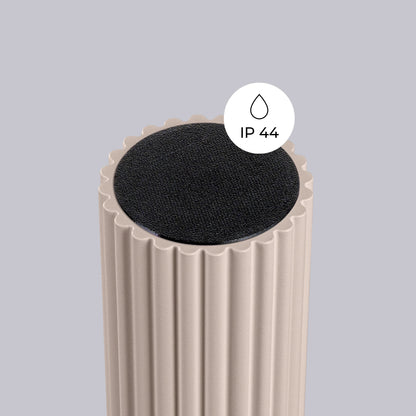 Ceiling lamp HALO taupe IP44 – modern Scandinavian ceiling fixture